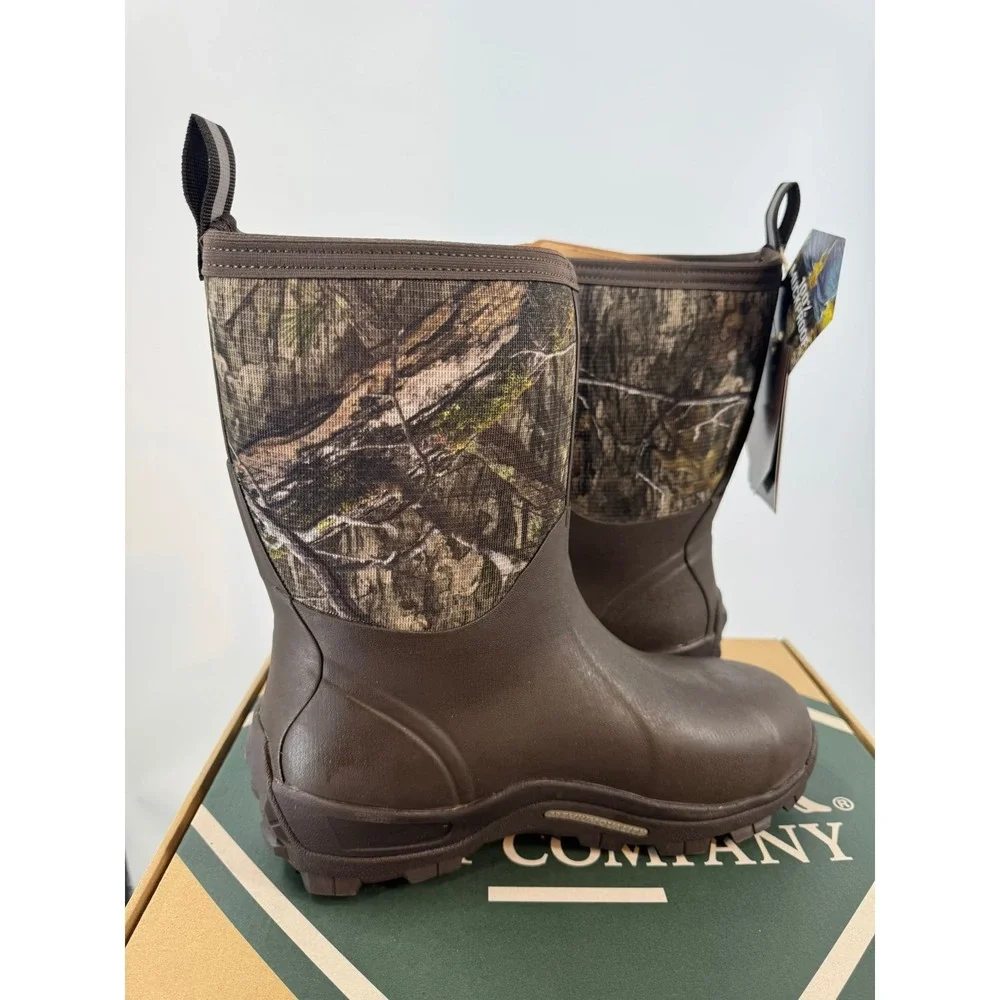Muck Boot Company Wetland Mid Mens 11M Brown Mossy Oak Camo Boots MWTMM91 NEW